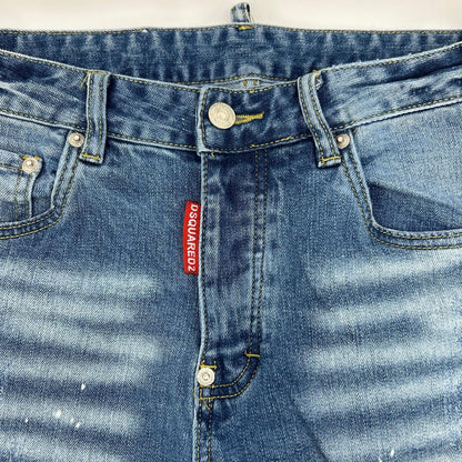 DSQUARED2 ディースクエアード S79LA0032 インディゴ ボタンフライ SKATER JEAN/スケータージーン デニムパンツ ボトムス