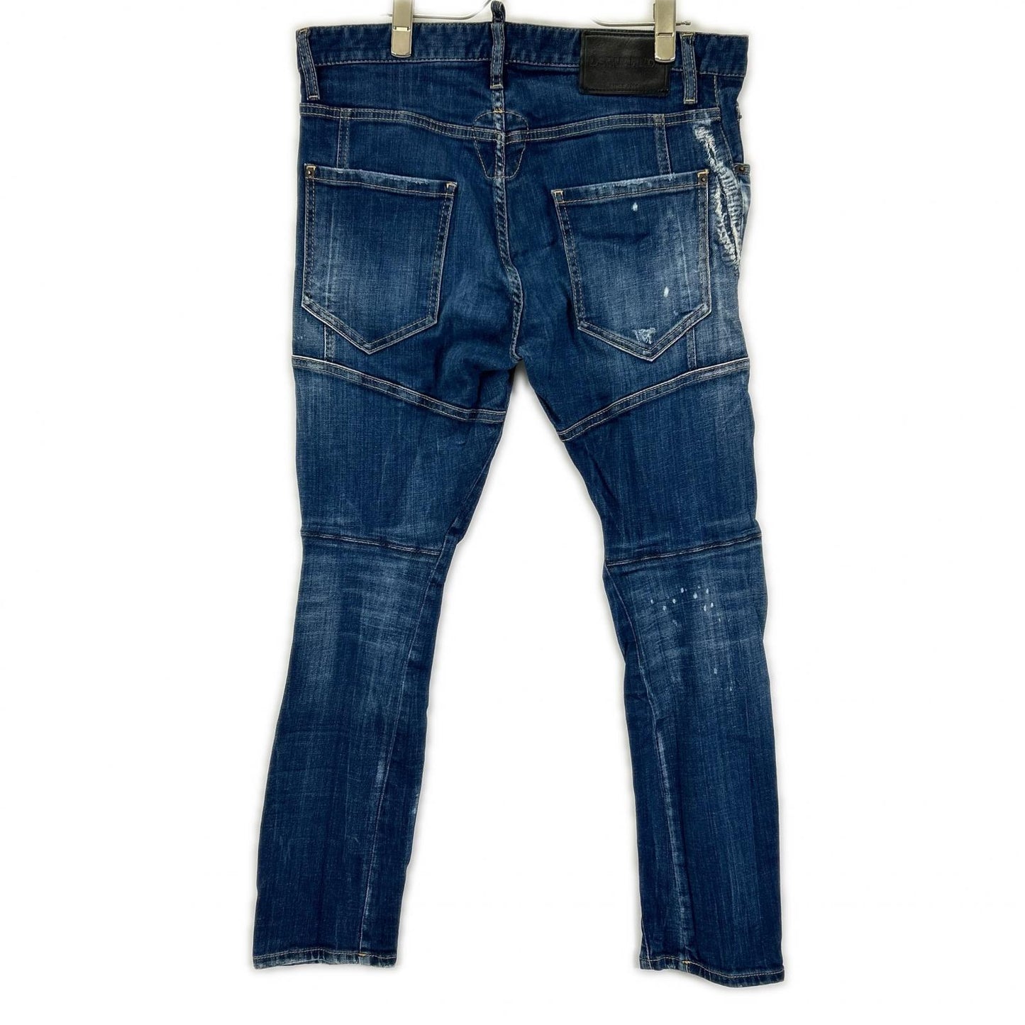 DSQUARED2 ディースクエアード S74LB1622 インディゴ コットン TIDY BIKER JEANS/タイディバイカー デニムパンツ ボトムス