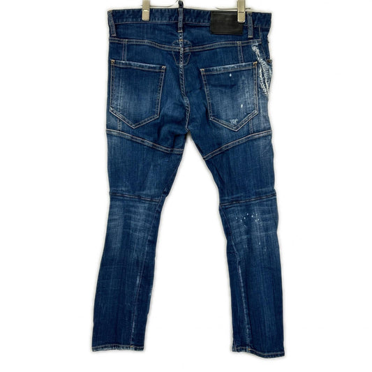 DSQUARED2 ディースクエアード S74LB1622 インディゴ コットン TIDY BIKER JEANS/タイディバイカー デニムパンツ ボトムス
