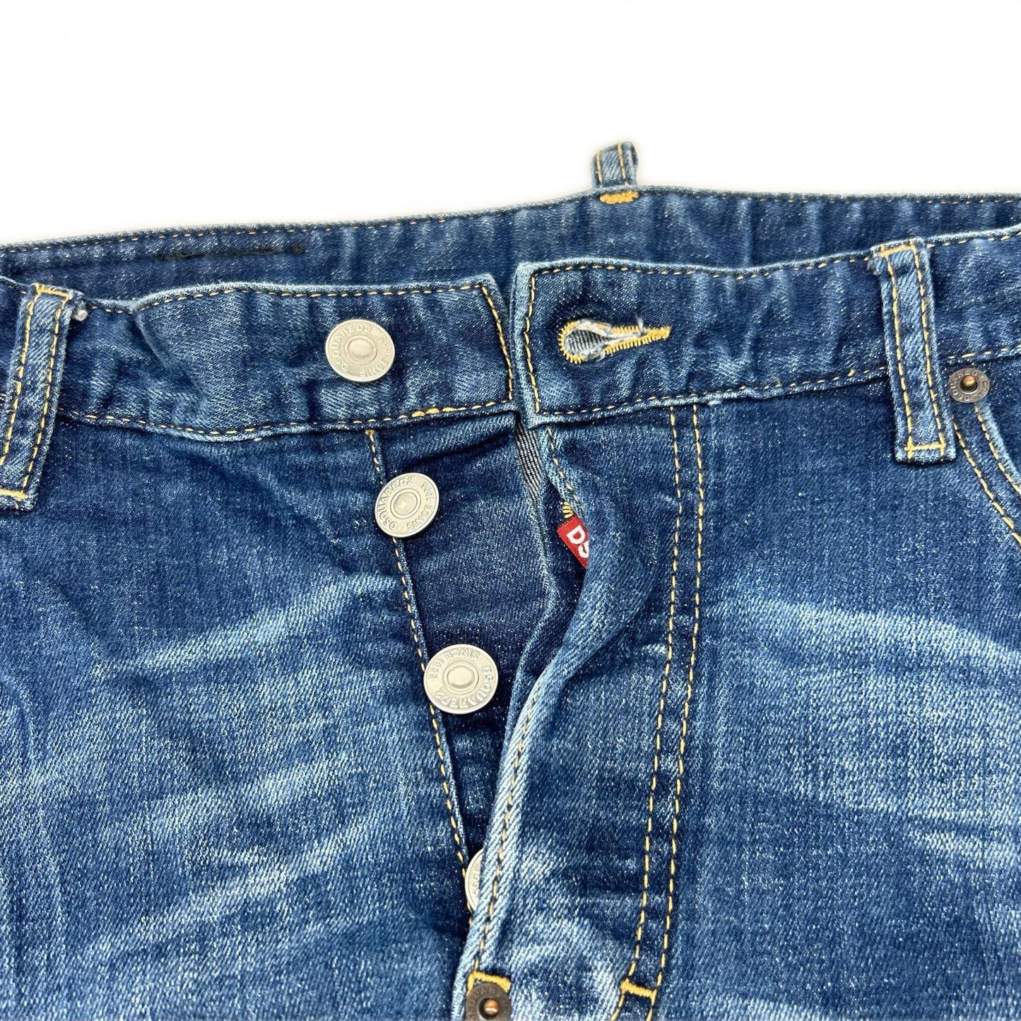 DSQUARED2 ディースクエアード S74LB1622 インディゴ コットン TIDY BIKER JEANS/タイディバイカー デニムパンツ ボトムス
