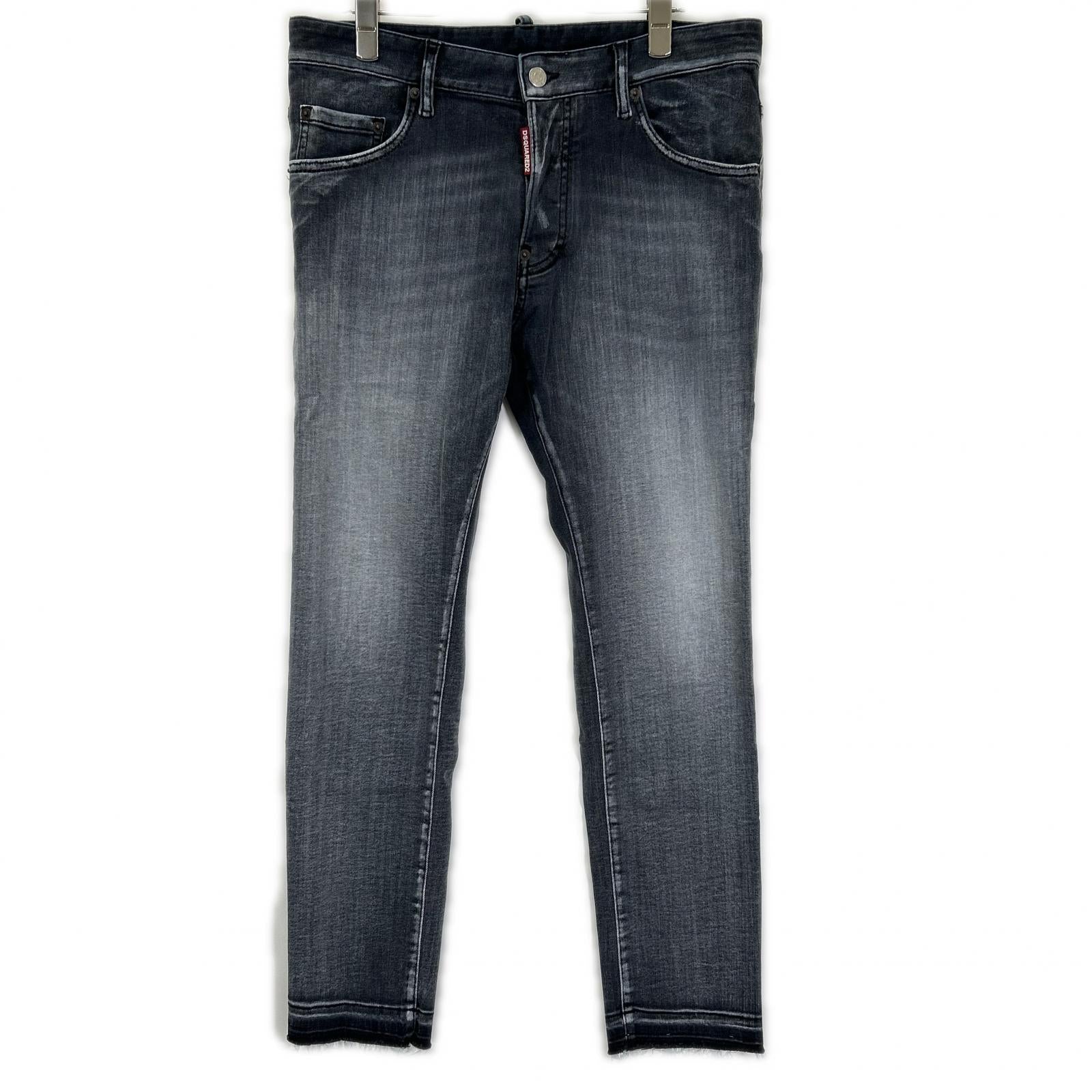 DSQUARED2 ディースクエアード S74LB1389 ブラック コットン SKATER JEAN/スケータージーン デニムパンツ ボトムス