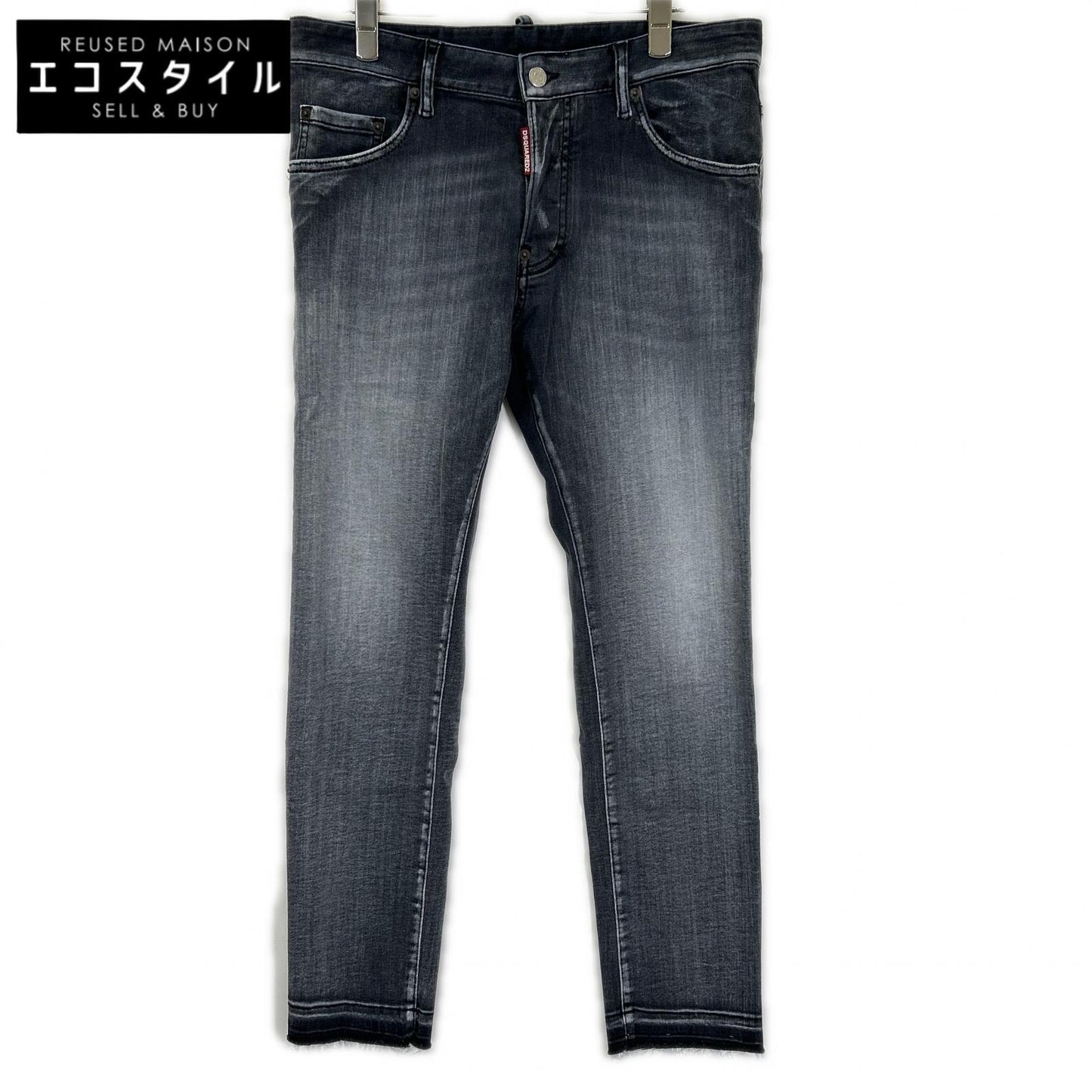 DSQUARED2 ディースクエアード S74LB1389 ブラック コットン SKATER JEAN/スケータージーン デニムパンツ ボトムス