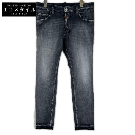DSQUARED2 ディースクエアード S74LB1389 ブラック コットン SKATER JEAN/スケータージーン デニムパンツ ボトムス