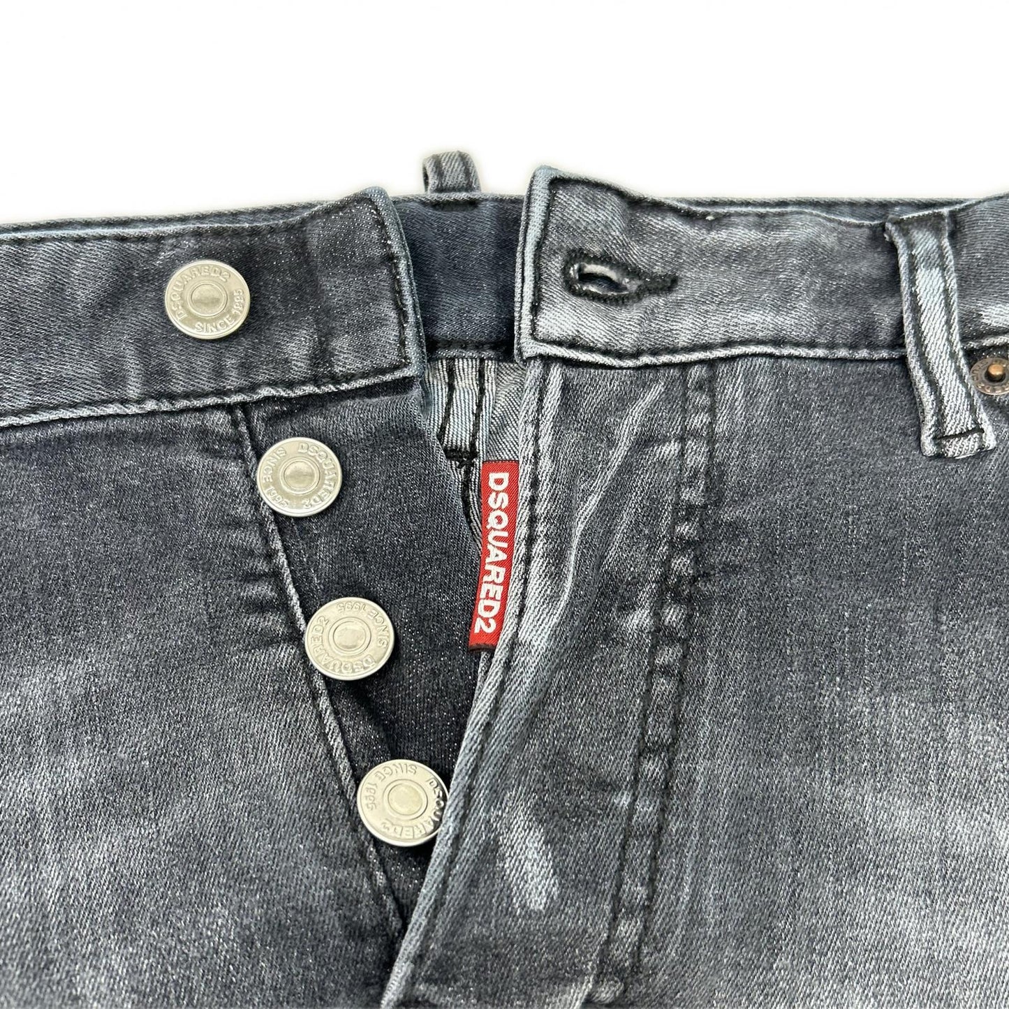 DSQUARED2 ディースクエアード S74LB1389 ブラック コットン SKATER JEAN/スケータージーン デニムパンツ ボトムス