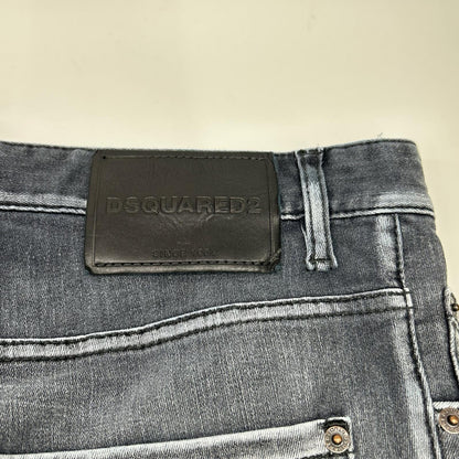 DSQUARED2 ディースクエアード S74LB1389 ブラック コットン SKATER JEAN/スケータージーン デニムパンツ ボトムス