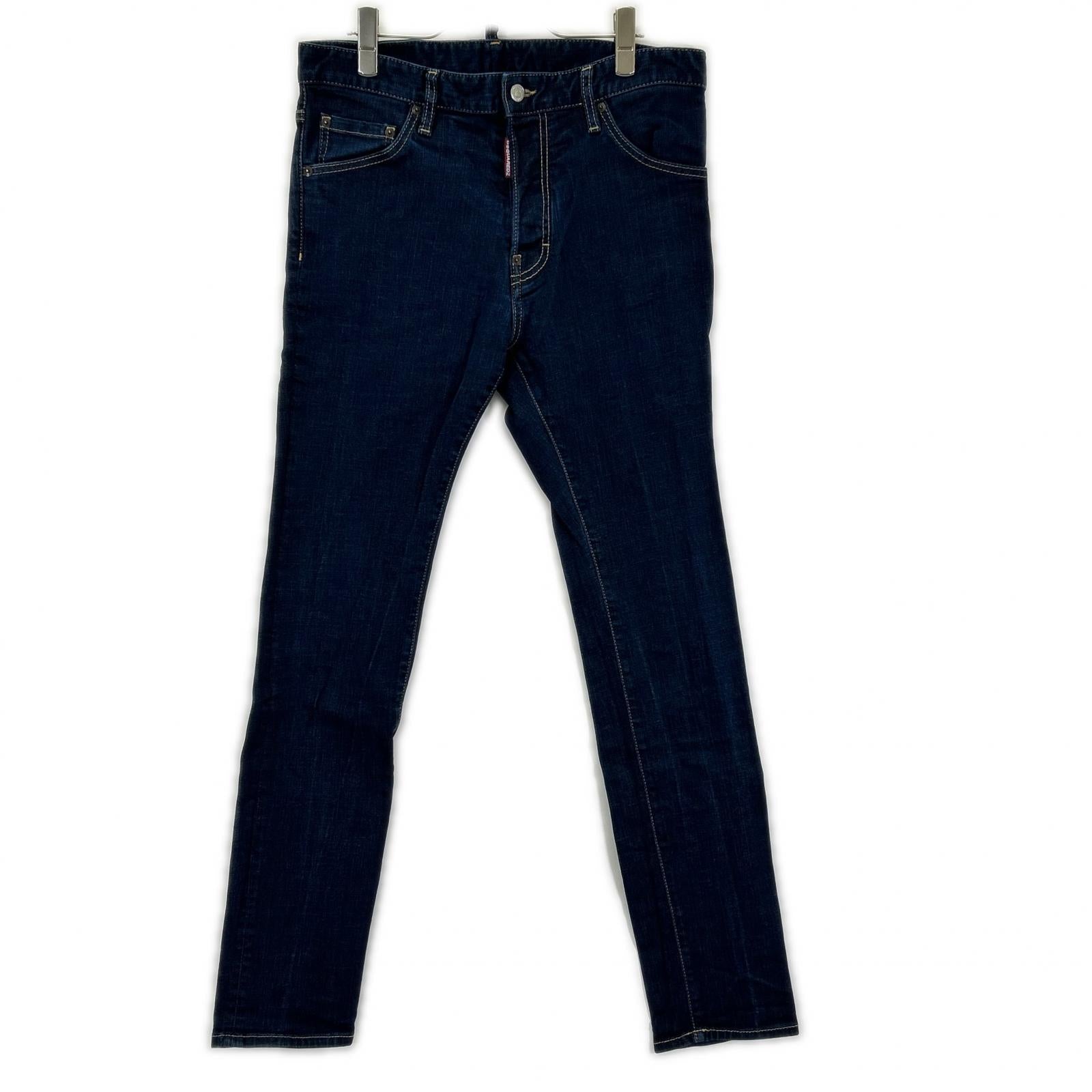 DSQUARED2 ディースクエアード S74LB1535 インディゴ COOL GUY JEAN/クールガイジーン テーパードデニムパンツ ボトムス