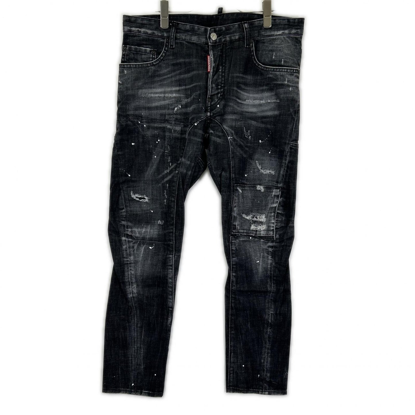 DSQUARED2 ディースクエアード S74LB1360 ブラック コットン TIDY BIKER JEANS/タイディバイカー デニムパンツ ボトムス