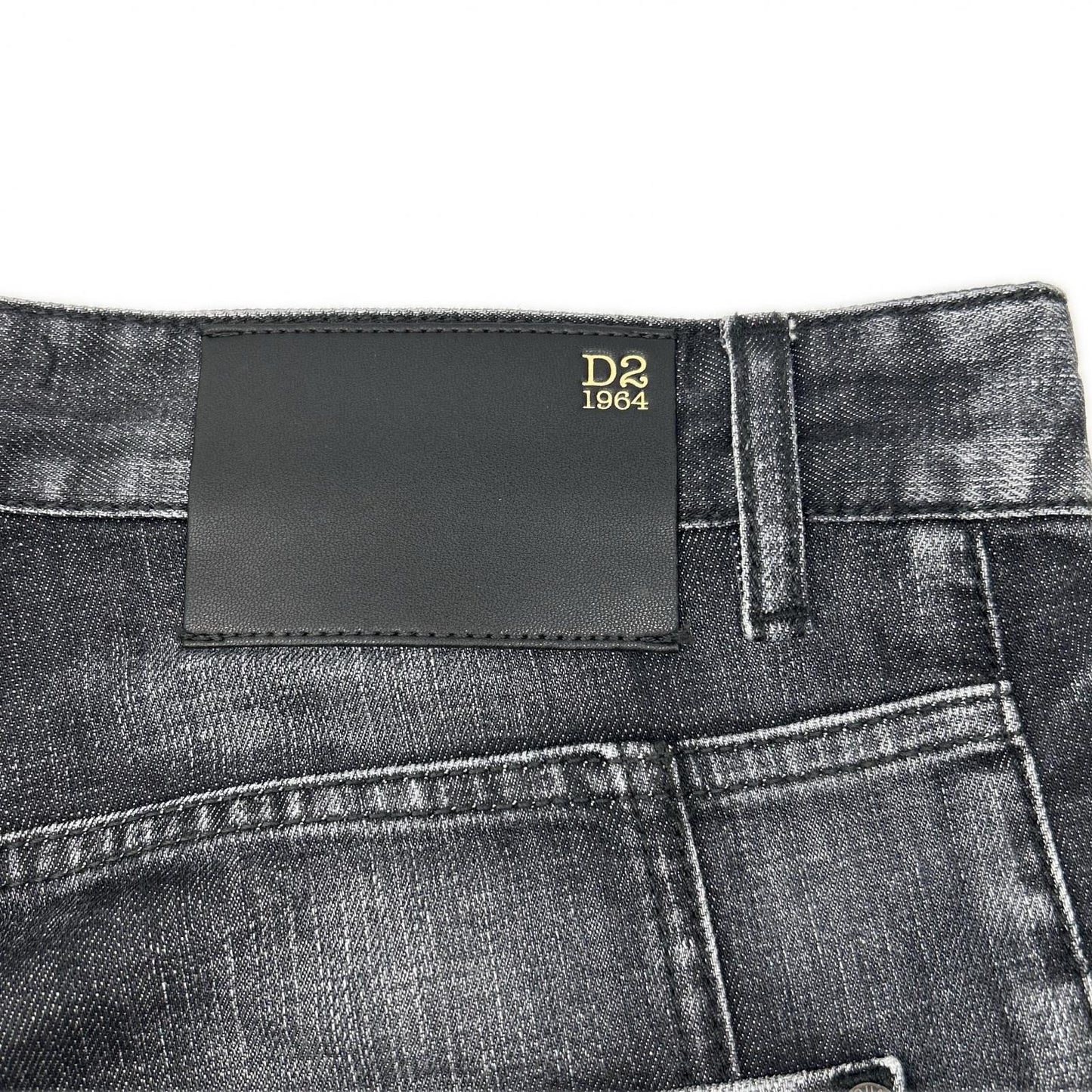 DSQUARED2 ディースクエアード S74LB1360 ブラック コットン TIDY BIKER JEANS/タイディバイカー デニムパンツ ボトムス