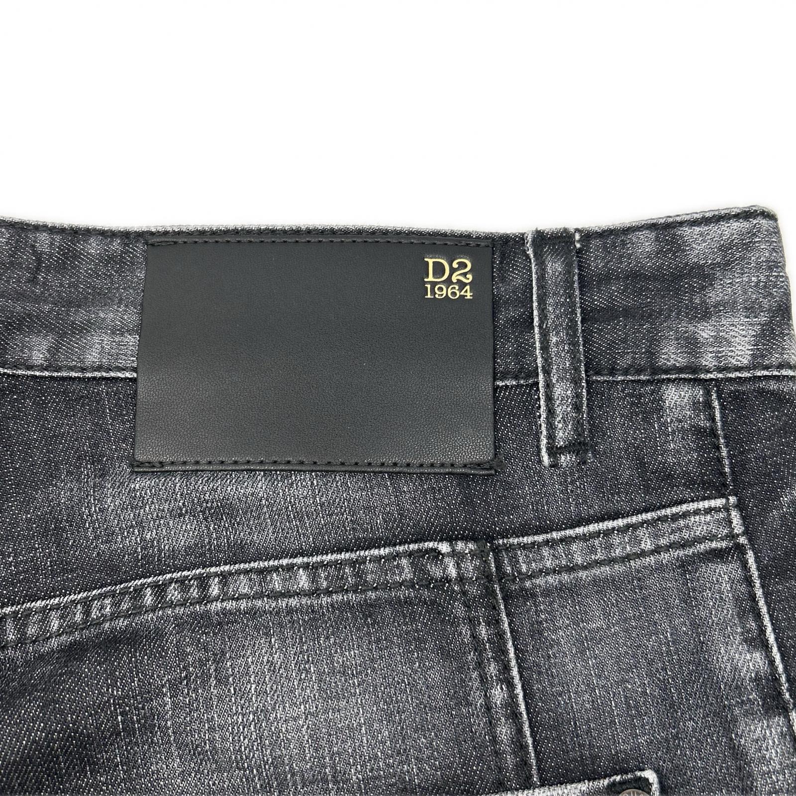 DSQUARED2 ディースクエアード S74LB1360 ブラック コットン TIDY BIKER JEANS/タイディバイカー デニムパンツ ボトムス