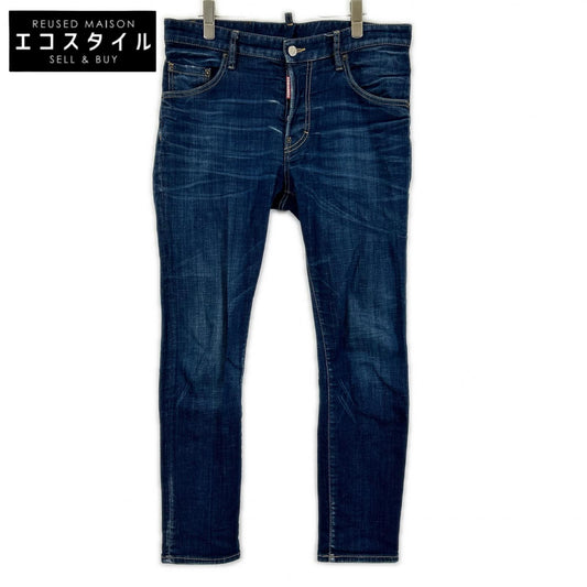 DSQUARED2 ディースクエアード S74LB1316 インディゴ コットン SKATER JEAN/スケータージーン デニムパンツ ボトムス