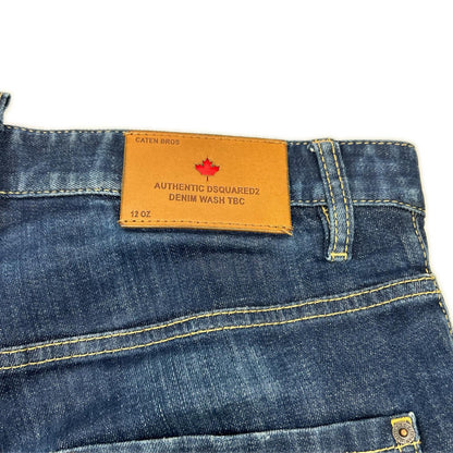 DSQUARED2 ディースクエアード S74LB1316 インディゴ コットン SKATER JEAN/スケータージーン デニムパンツ ボトムス