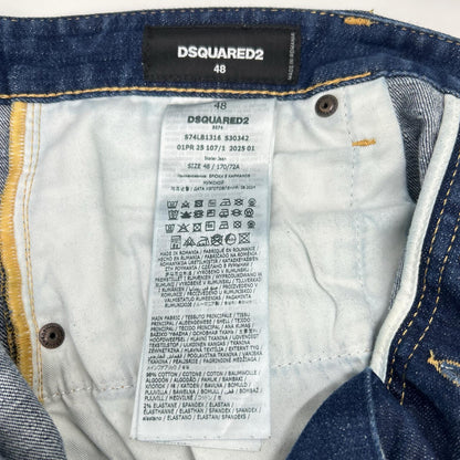 DSQUARED2 ディースクエアード S74LB1316 インディゴ コットン SKATER JEAN/スケータージーン デニムパンツ ボトムス