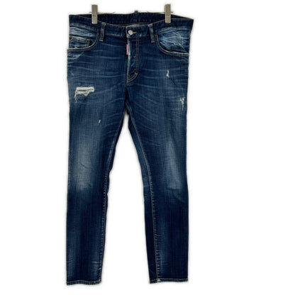 DSQUARED2 ディースクエアード S74LB1619 インディゴ Super Twinky Jeans/スーパーツインキージーン スキニー デニムパンツ ボトムス