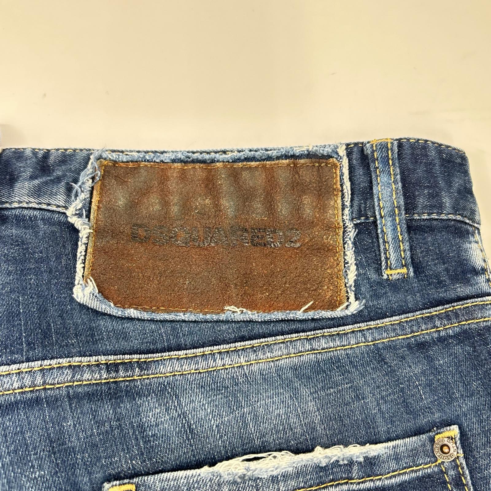 DSQUARED2 ディースクエアード S74LB1619 インディゴ Super Twinky Jeans/スーパーツインキージーン スキニー デニムパンツ ボトムス