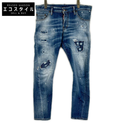 DSQUARED2 ディースクエアード S74LB1366 インディゴ SEXY TWIST JEAN/セクシーツイストジーン スキニーデニムパンツ ボトムス