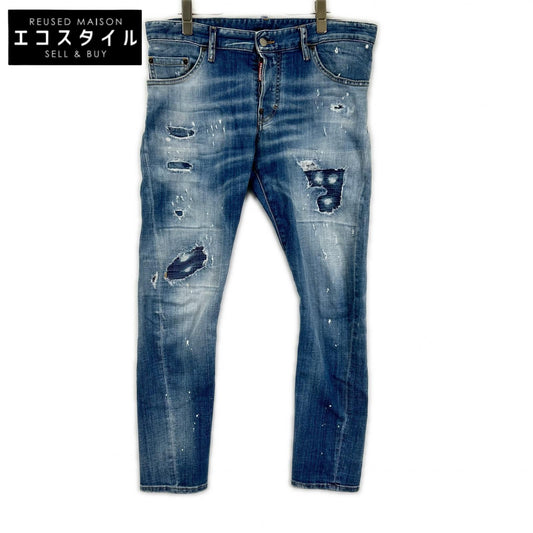 DSQUARED2 ディースクエアード S74LB1366 インディゴ SEXY TWIST JEAN/セクシーツイストジーン スキニーデニムパンツ ボトムス