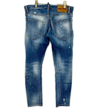 DSQUARED2 ディースクエアード S74LB1366 インディゴ SEXY TWIST JEAN/セクシーツイストジーン スキニーデニムパンツ ボトムス