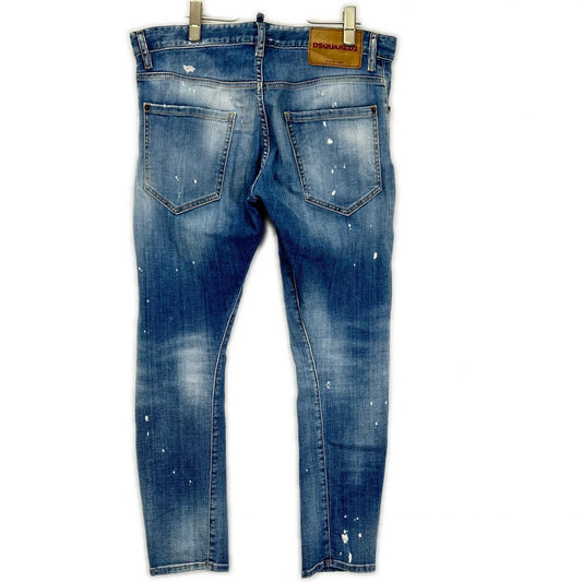 DSQUARED2 ディースクエアード S74LB1366 インディゴ SEXY TWIST JEAN/セクシーツイストジーン スキニーデニムパンツ ボトムス