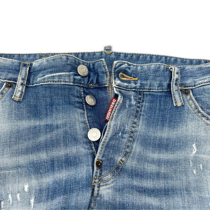 DSQUARED2 ディースクエアード S74LB1366 インディゴ SEXY TWIST JEAN/セクシーツイストジーン スキニーデニムパンツ ボトムス
