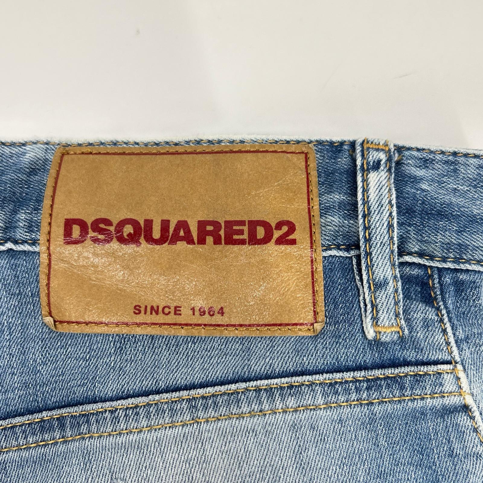 DSQUARED2 ディースクエアード S74LB1366 インディゴ SEXY TWIST JEAN/セクシーツイストジーン スキニーデニムパンツ ボトムス