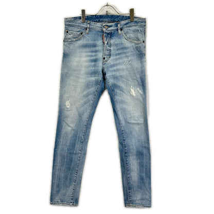 DSQUARED2 ディースクエアード S74LB1354 インディゴ COOL GUY JEAN/クールガイジーン テーパードデニムパンツ ボトムス