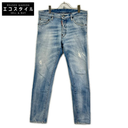 DSQUARED2 ディースクエアード S74LB1354 インディゴ COOL GUY JEAN/クールガイジーン テーパードデニムパンツ ボトムス