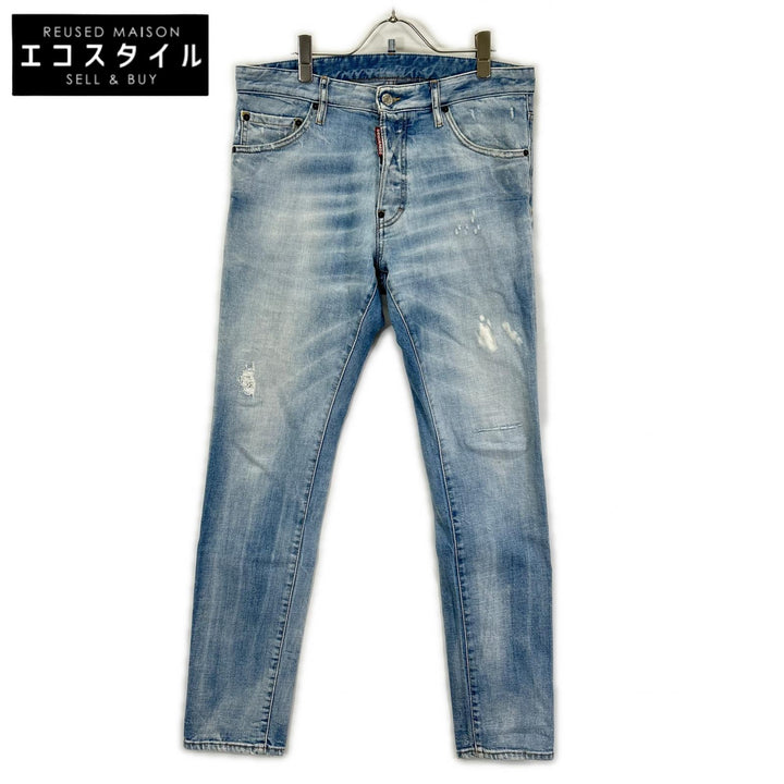 DSQUARED2 ディースクエアード S74LB1354 インディゴ COOL GUY JEAN/クールガイジーン テーパードデニムパンツ ボトムス