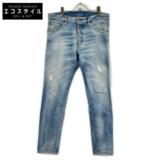 DSQUARED2 ディースクエアード S74LB1354 インディゴ COOL GUY JEAN/クールガイジーン テーパードデニムパンツ ボトムス