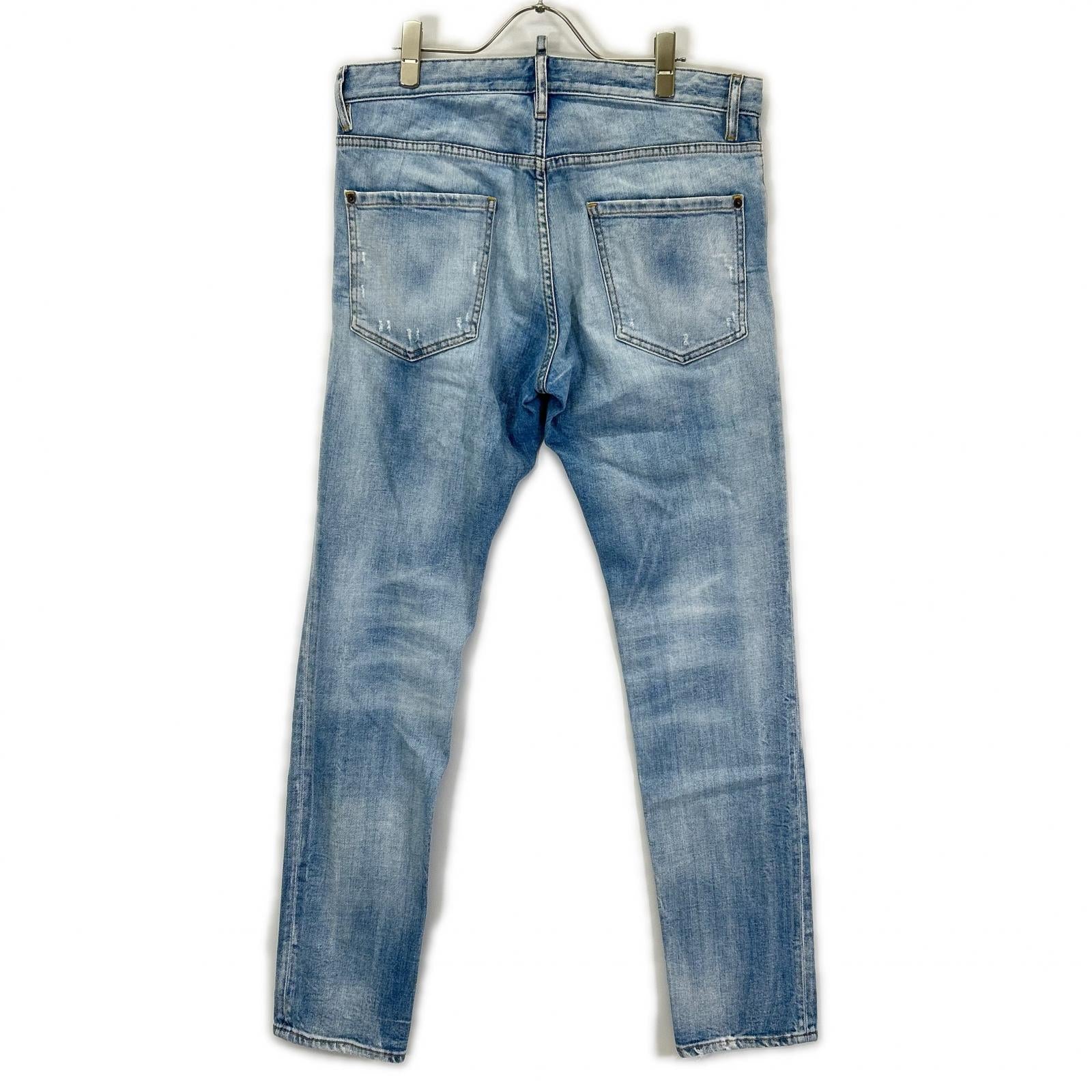 DSQUARED2 ディースクエアード S74LB1354 インディゴ COOL GUY JEAN/クールガイジーン テーパードデニムパンツ ボトムス