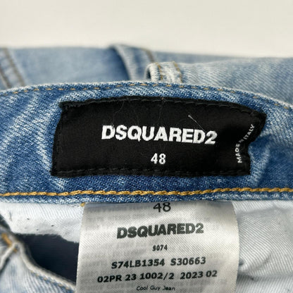 DSQUARED2 ディースクエアード S74LB1354 インディゴ COOL GUY JEAN/クールガイジーン テーパードデニムパンツ ボトムス