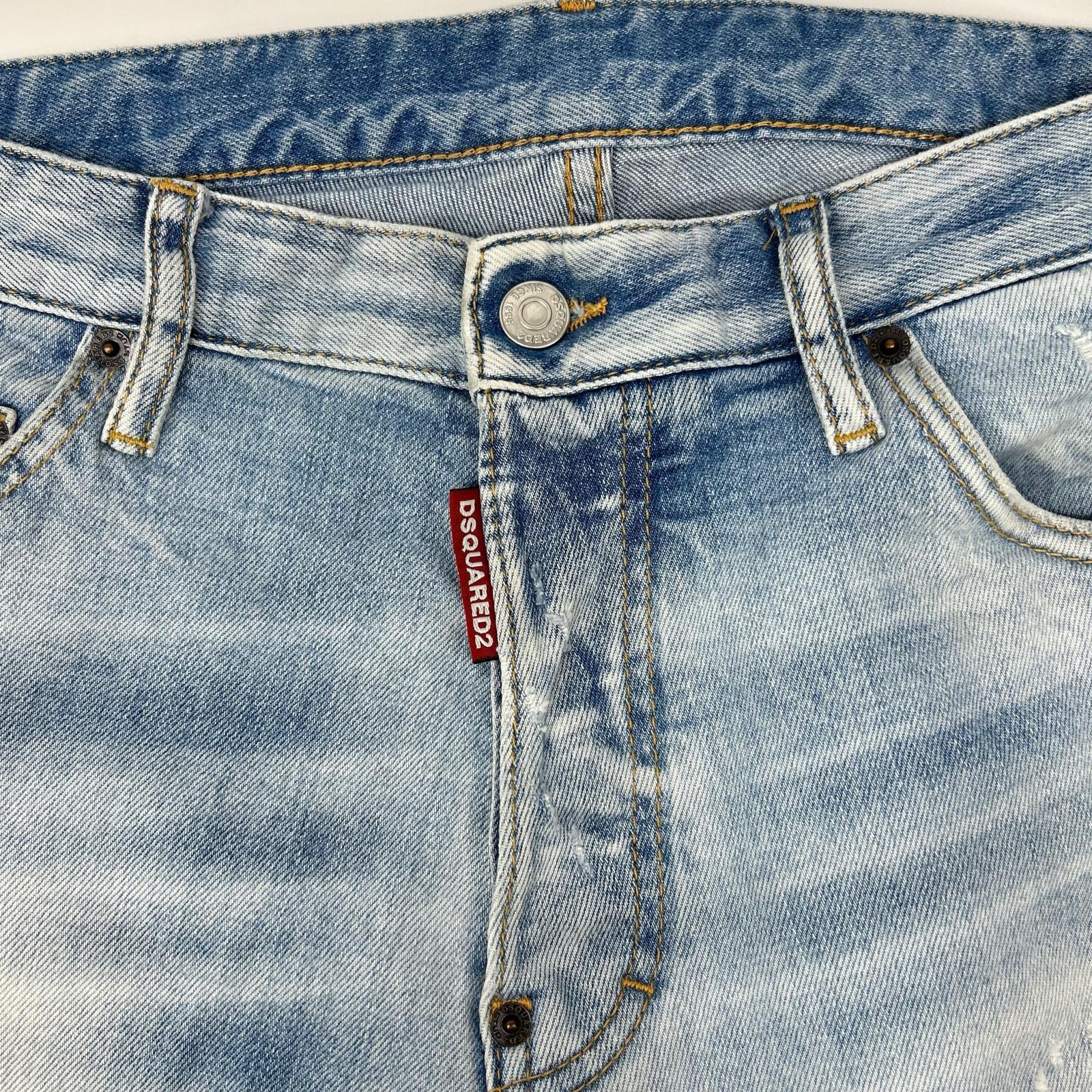 DSQUARED2 ディースクエアード S74LB1354 インディゴ COOL GUY JEAN/クールガイジーン テーパードデニムパンツ ボトムス