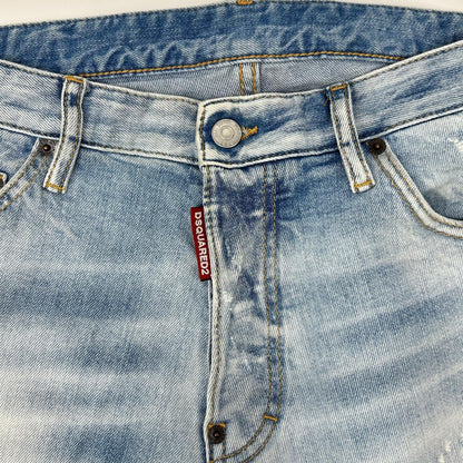 DSQUARED2 ディースクエアード S74LB1354 インディゴ COOL GUY JEAN/クールガイジーン テーパードデニムパンツ ボトムス