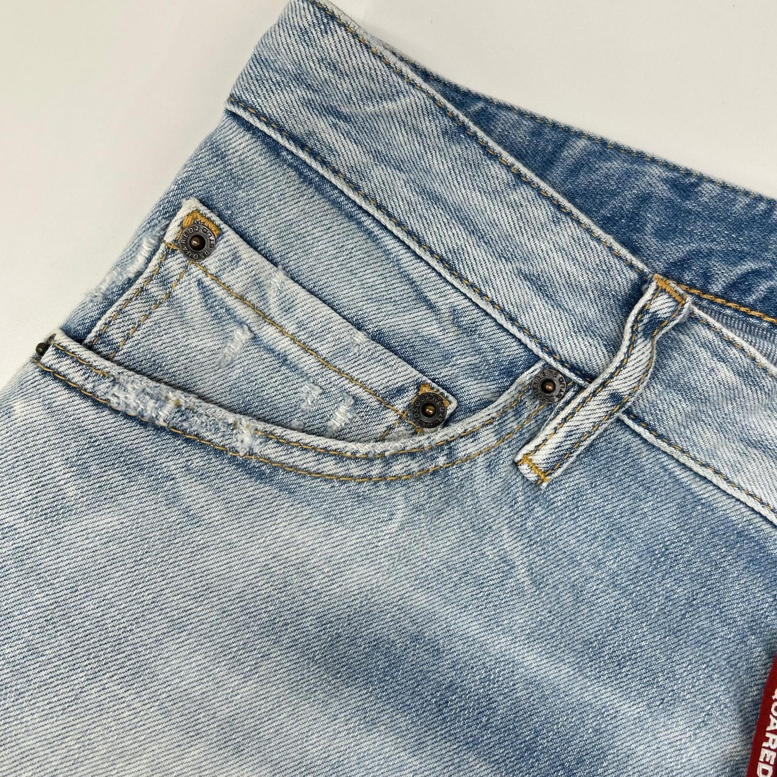 DSQUARED2 ディースクエアード S74LB1354 インディゴ COOL GUY JEAN/クールガイジーン テーパードデニムパンツ ボトムス