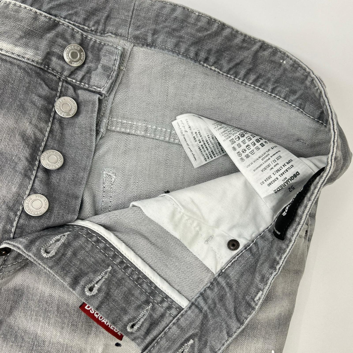 DSQUARED2 ディースクエアード S71LB1461 ブラック ダメージ加工 SKATER JEAN/スケータージーン デニムパンツ ボトムス