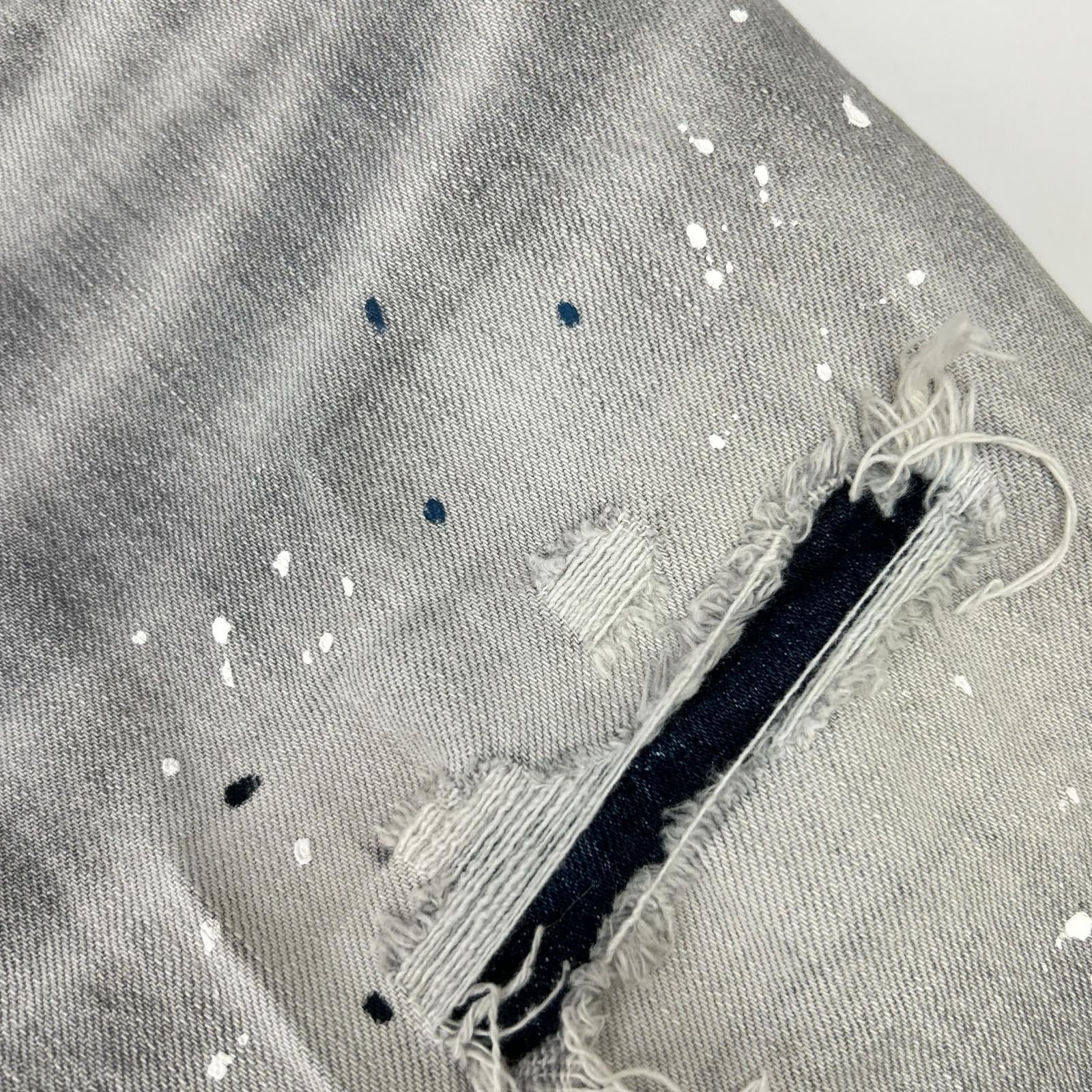 DSQUARED2 ディースクエアード S71LB1461 ブラック ダメージ加工 SKATER JEAN/スケータージーン デニムパンツ ボトムス