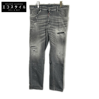 DSQUARED2 ディースクエアード S71LB1461 ブラック ダメージ加工 SKATER JEAN/スケータージーン デニムパンツ ボトムス
