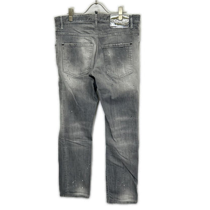 DSQUARED2 ディースクエアード S71LB1461 ブラック ダメージ加工 SKATER JEAN/スケータージーン デニムパンツ ボトムス