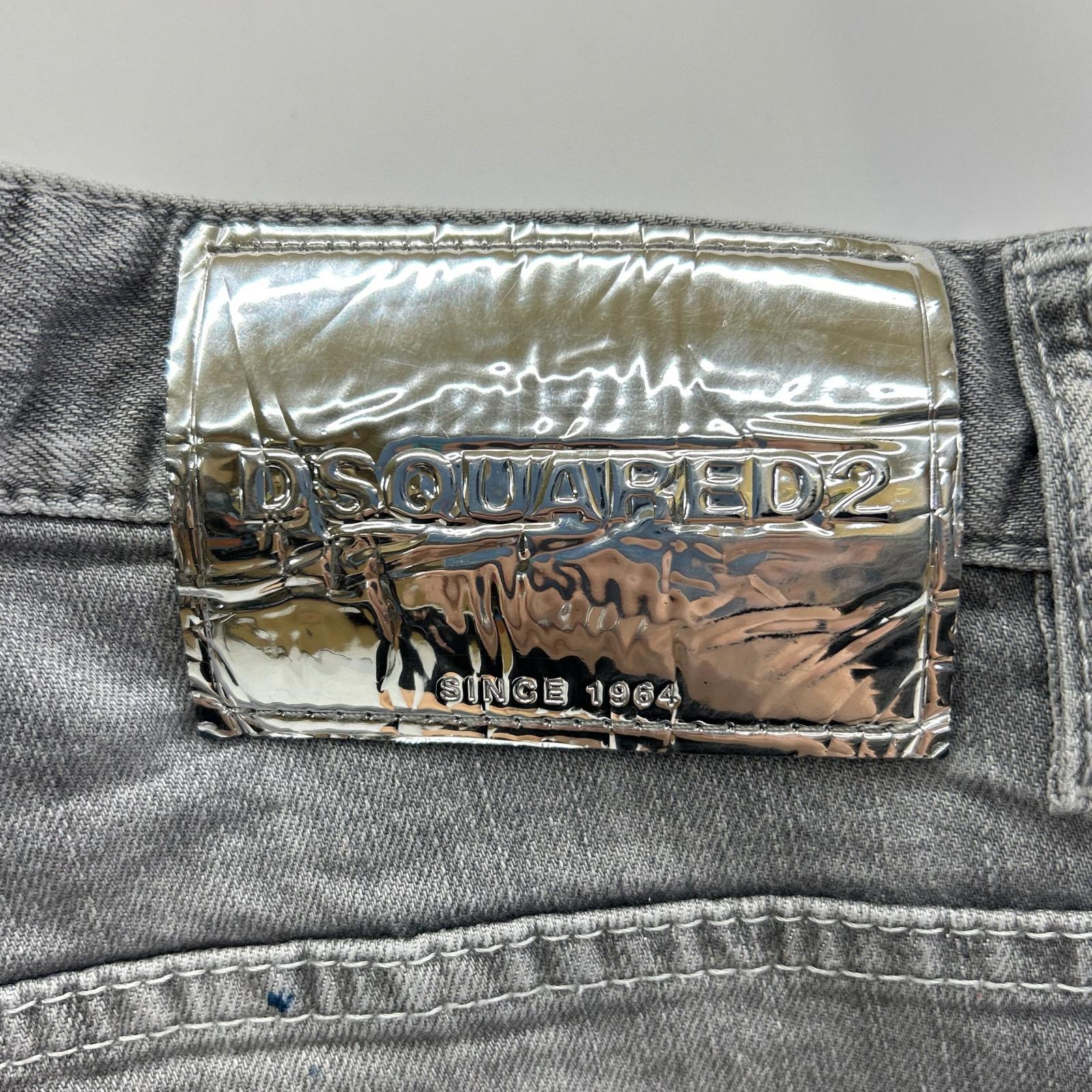DSQUARED2 ディースクエアード S71LB1461 ブラック ダメージ加工 SKATER JEAN/スケータージーン デニムパンツ ボトムス