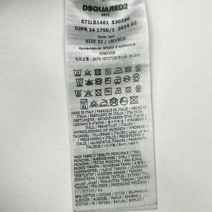 DSQUARED2 ディースクエアード S71LB1461 ブラック ダメージ加工 SKATER JEAN/スケータージーン デニムパンツ ボトムス