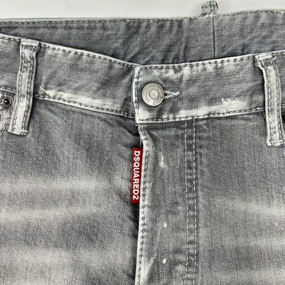 DSQUARED2 ディースクエアード S71LB1461 ブラック ダメージ加工 SKATER JEAN/スケータージーン デニムパンツ ボトムス