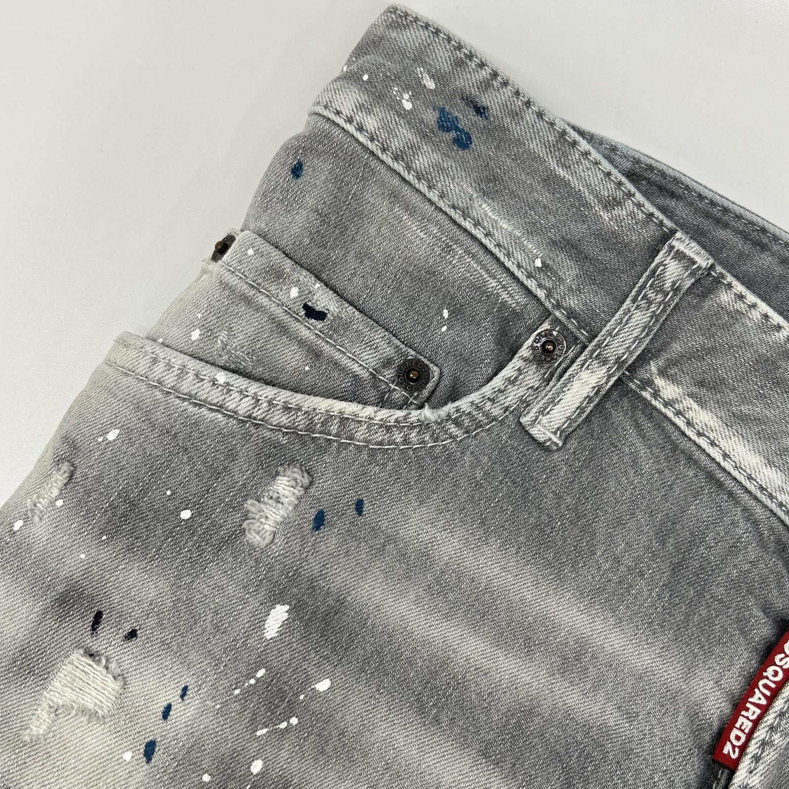 DSQUARED2 ディースクエアード S71LB1461 ブラック ダメージ加工 SKATER JEAN/スケータージーン デニムパンツ ボトムス
