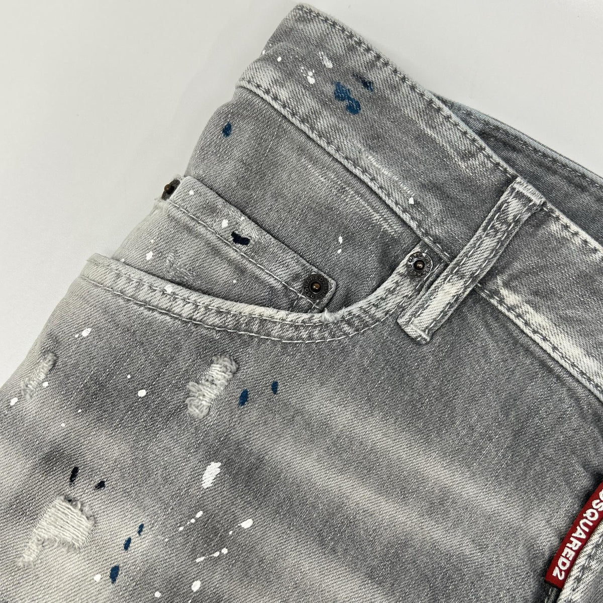 DSQUARED2 ディースクエアード S71LB1461 ブラック ダメージ加工 SKATER JEAN/スケータージーン デニムパンツ ボトムス
