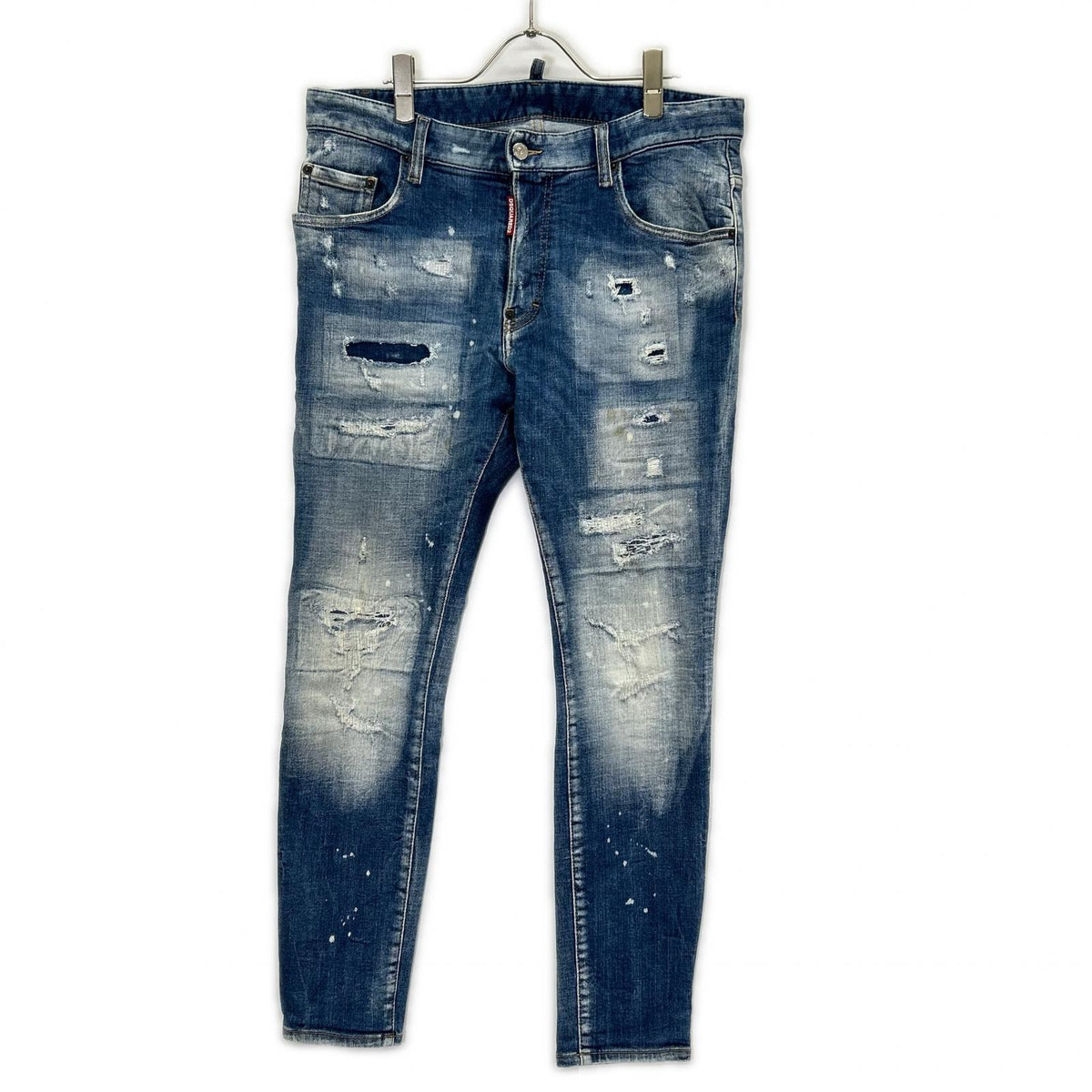 DSQUARED2 ディースクエアード S74LB1440 インディゴ ダメージ加工 Super Twinky Jean/スーパーツインキージーン デニムパンツ ボトムス