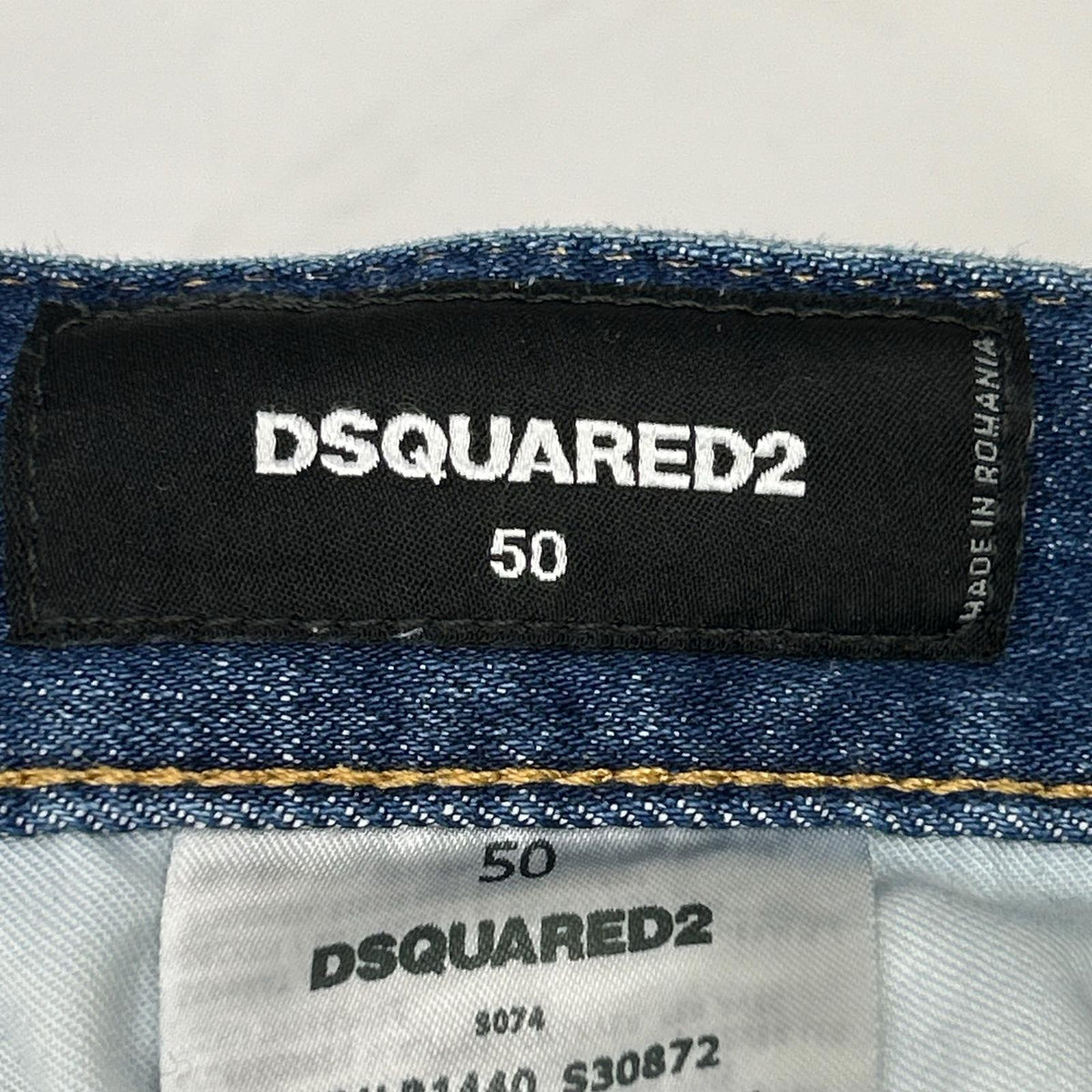 DSQUARED2 ディースクエアード S74LB1440 インディゴ ダメージ加工 Super Twinky Jean/スーパーツインキージーン デニムパンツ ボトムス