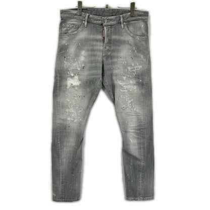 DSQUARED2 ディースクエアード S74LB1245 ブラック SEXY TWIST JEAN/セクシーツイストジーン ボタンフライデニムパンツ ボトムス