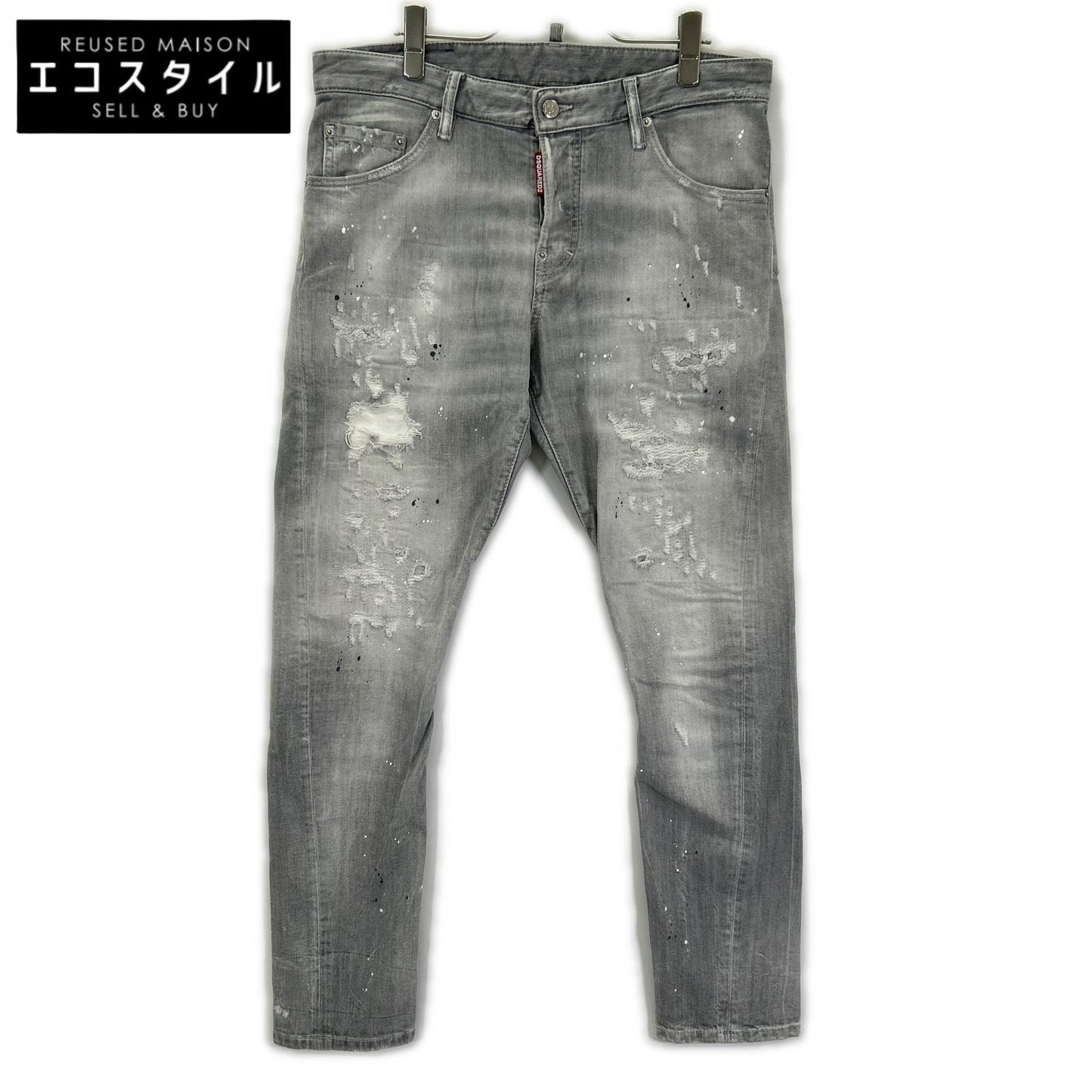 DSQUARED2 ディースクエアード S74LB1245 ブラック SEXY TWIST JEAN/セクシーツイストジーン ボタンフライデニムパンツ ボトムス