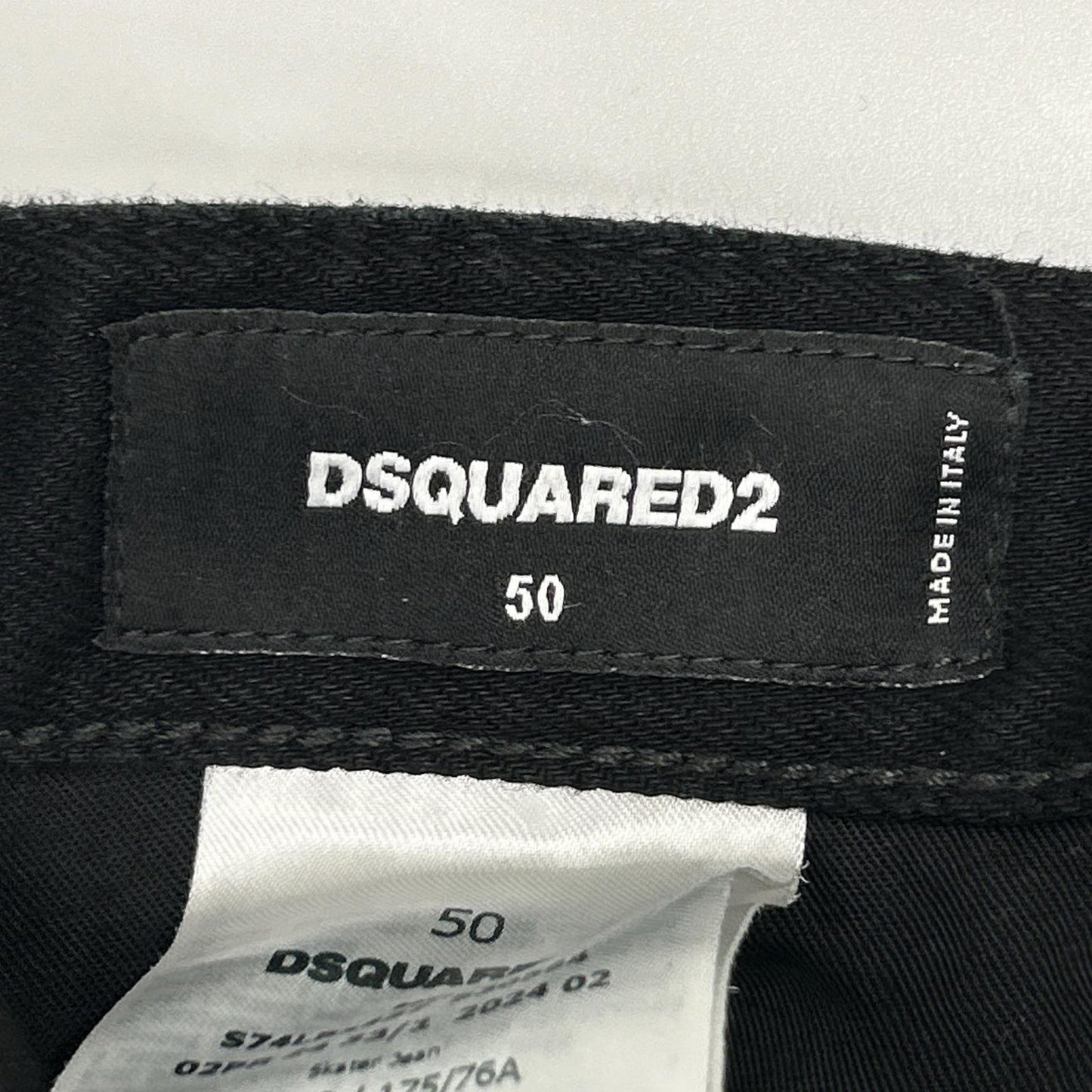 DSQUARED2 ディースクエアード S74LB1427 ブラック SKATER JEAN/スケータージーン ストレッチデニムパンツ ボトムス