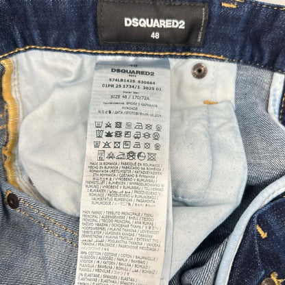 DSQUARED2 ディースクエアード S74LB1425 インディゴ SKATER JEAN/スケータージーン デニムパンツ ボトムス
