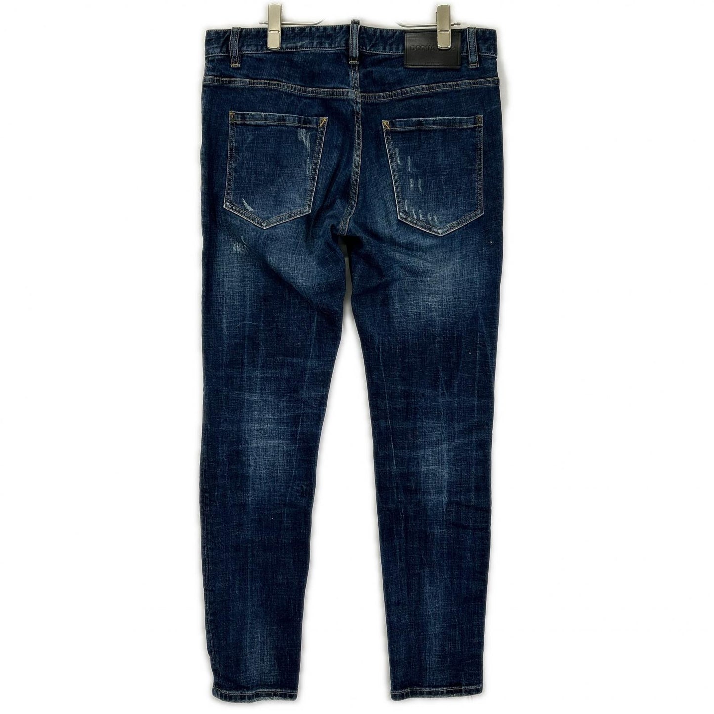DSQUARED2 ディースクエアード S74LA0651 インディゴ D2プリント SLIM JEAN/スリムジーン デニムパンツ ボトムス