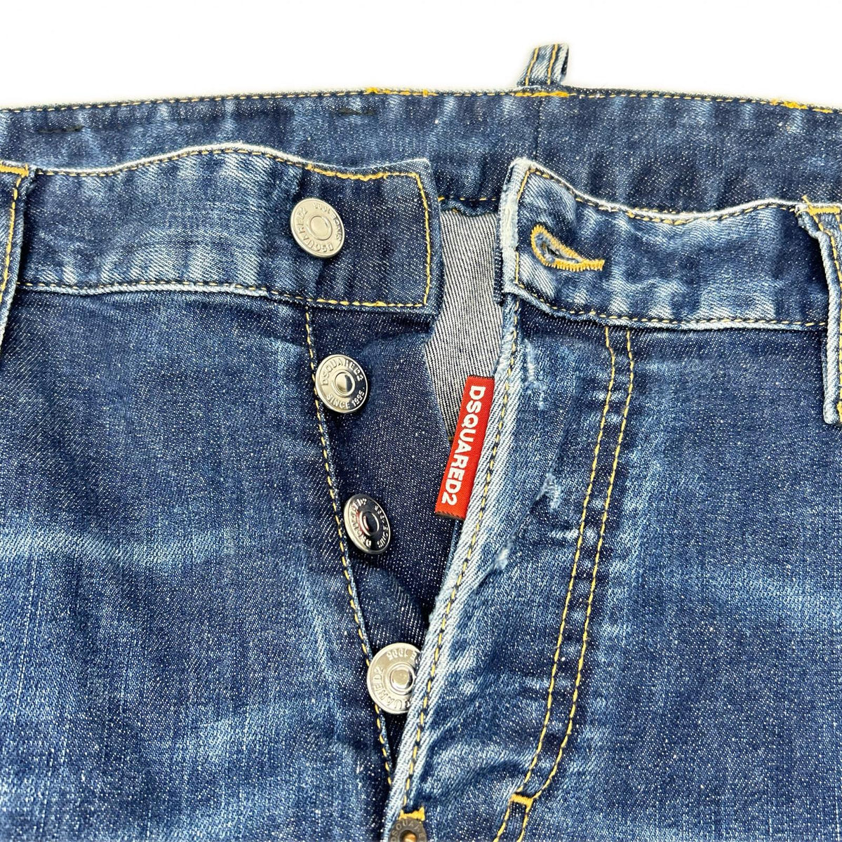 DSQUARED2 ディースクエアード S74LB1338 インディゴ SKATER JEAN/スケータージーン ダメージ加工 デニムパンツ ボトムス